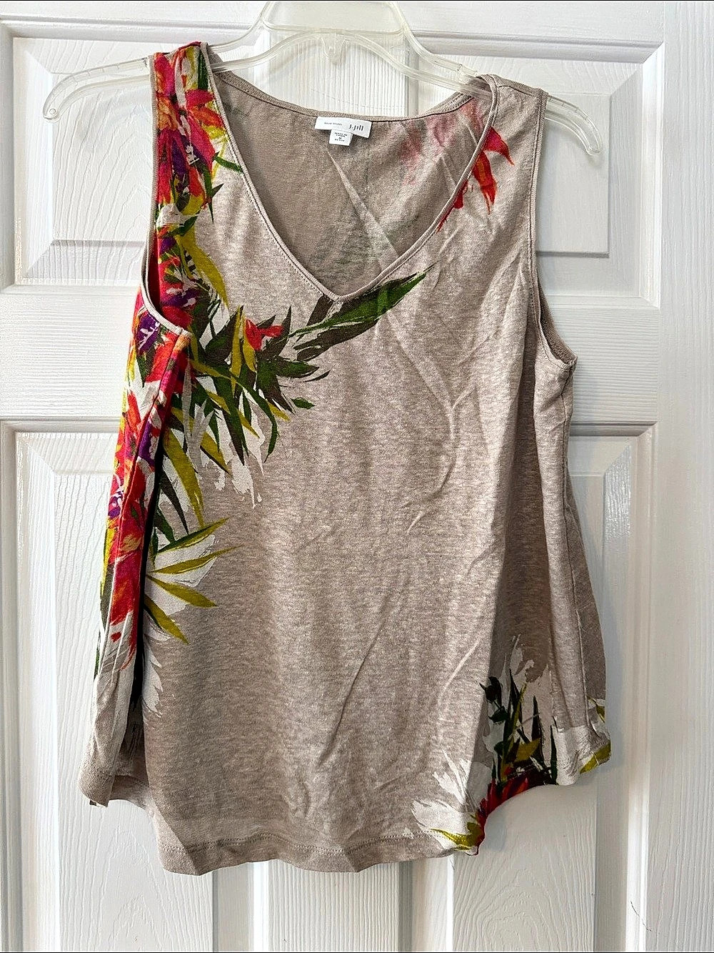 I Jill Floral Tunic Top Size Medium Petite - Picture 1 of 5